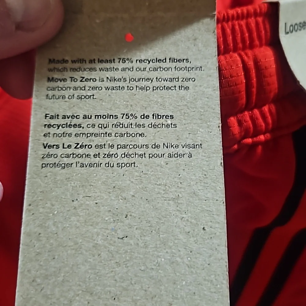 Nike Women's Fly Crossover Basketball Shorts: RED/BLACK: NEW WITH TAGS: SIZE M